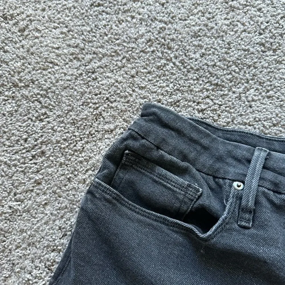 Good American Good Curve Denim Shorts